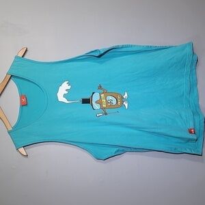 TILT LaCrosse Clothing Men's Teal Sleeveless Muscle Tee T-Shirt